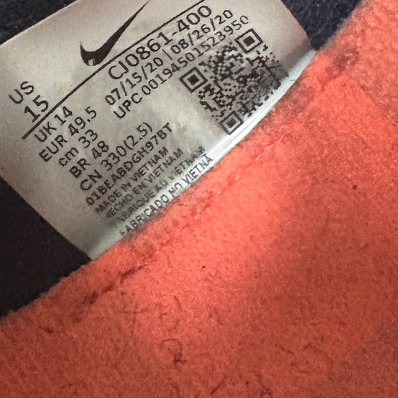 Nike Free Metcon 3 Weight Lifting Training Sneakers Size 15 - Picture 9 of 9